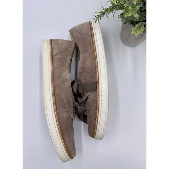 UGG Women's Tan Carilyn Demitasse Slip On‎ Lace Up Ribbon Shoe Sz 11 S/N 1013356 - Picture 9 of 12